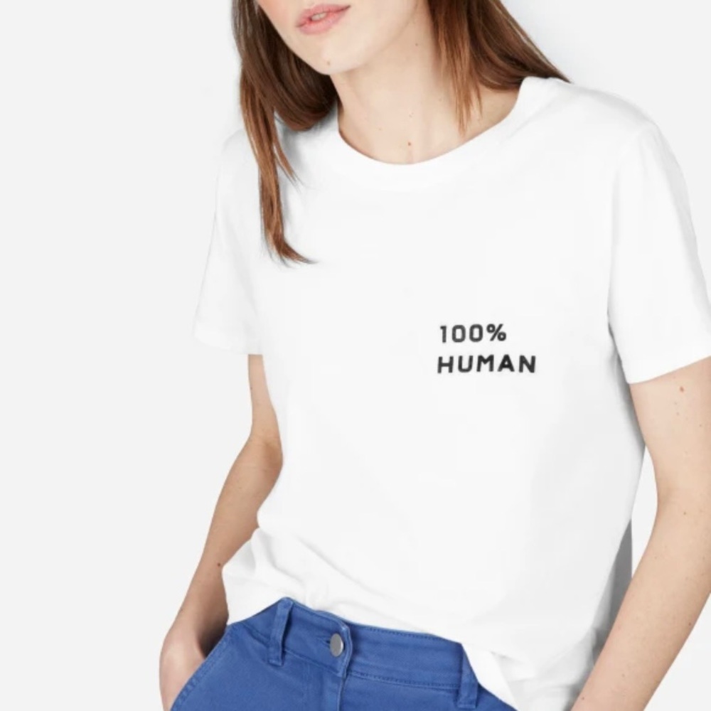 Everlane The 100% Human Box-Cut Tee